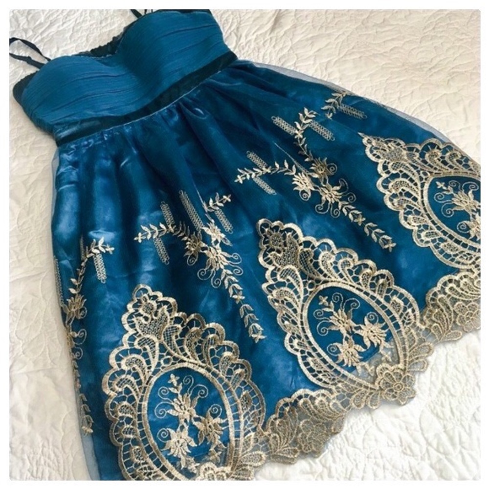Indigo Girl Party Mini Dress - Picture 8 of 10